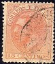 Spain - 1882 - Personajes - 15 CTS - Naranja - Characters, Alfonso XII - Edifil 210 - Alfonso XII - 0